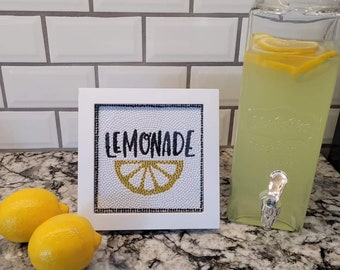 Diamond Art Kit Lemonade Stand  with Frame