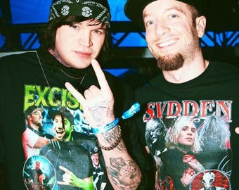 Svdden Death, Vintage 90's Rave Tee (worn by Excision)