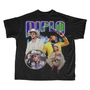 Diplo / Thomas Wesley、ヴィンテージ 90 年代レイブ シャツ