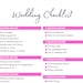 Printable Wedding Checklist And Timeline