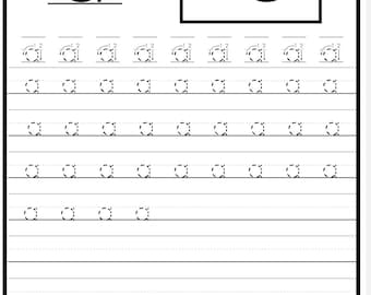 26 Printable Lowercase Alphabet Tracing Worksheets.