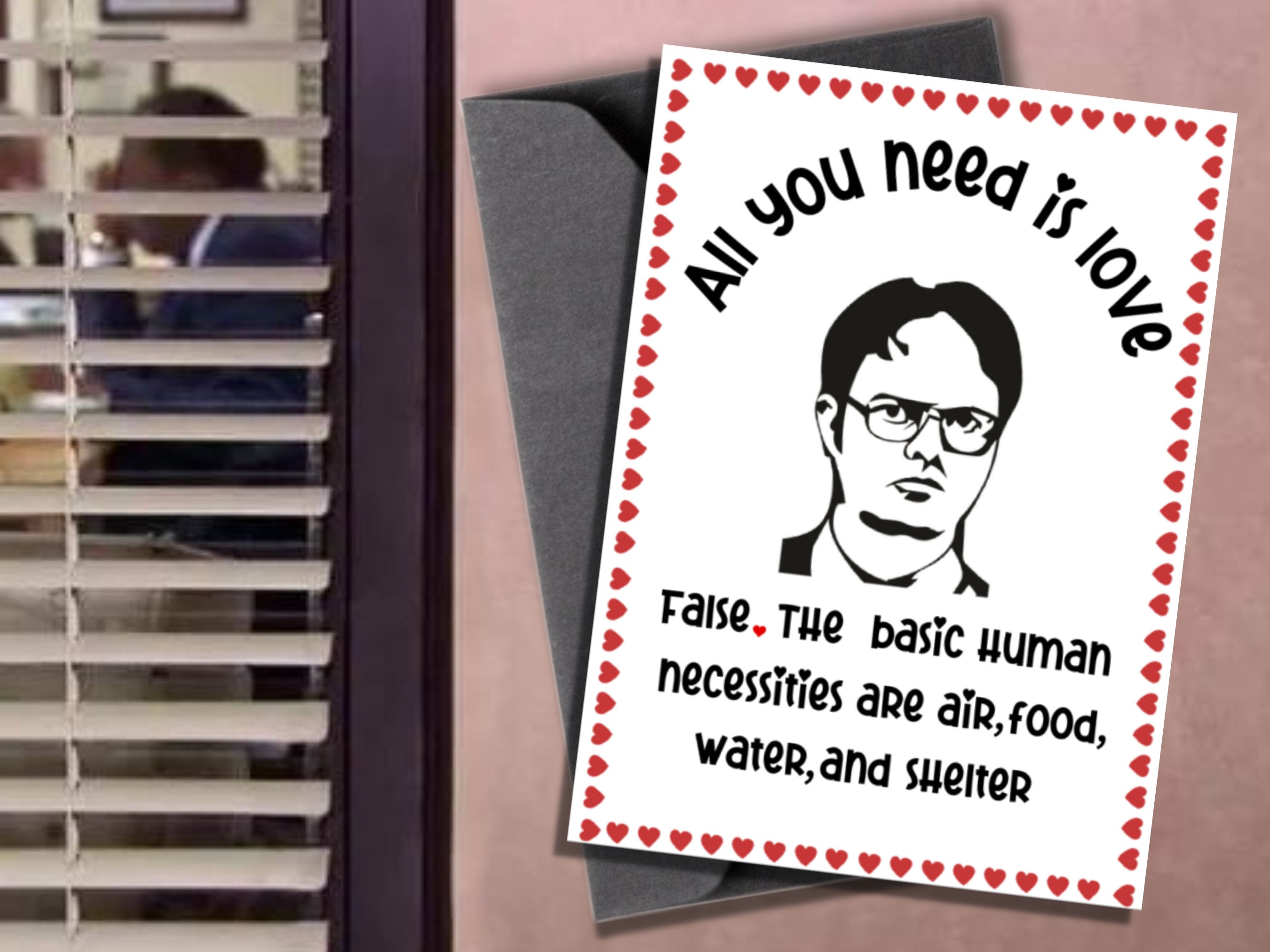 Printable the Office Valentine's Day Card for Him Funny Birthday Card ...