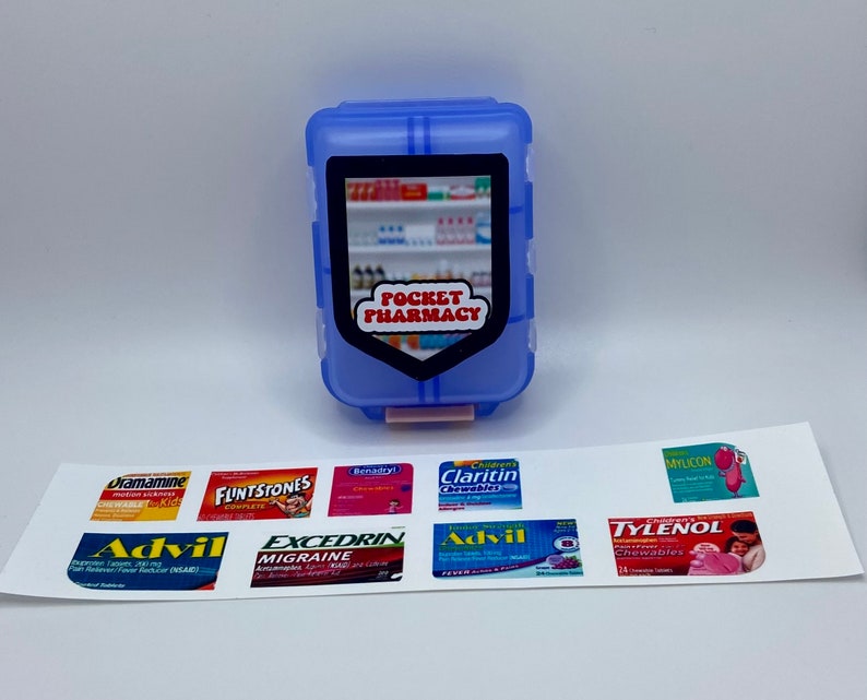 10 Pocket Pharmacy Custom Labels LABELS ONLY Etsy