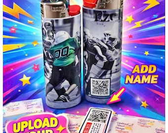 Custom Lighter Wrap – Upload Your Own Image | Personalized BIC Lighter Skin