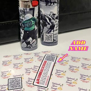 Custom Lighter Wrap – Upload Your Own Image | Personalized BIC Lighter Skin