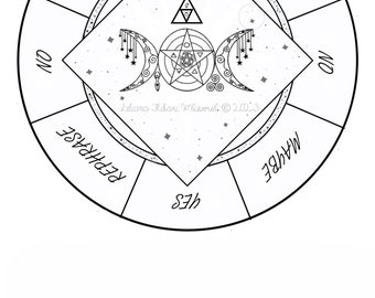 Digital Tripple Goddess Intersex Taurus Zodiac Pendulum Board