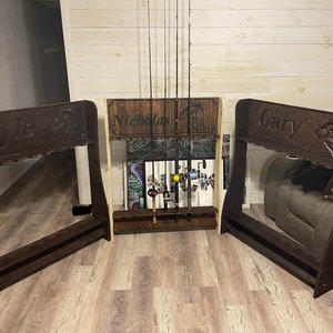 Customizable Fishing Rod Holder DXF File Cut/Sell your Own CNC Ready Digital File
