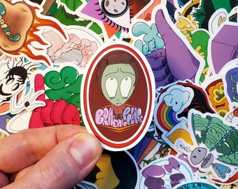 Hersenen alsjeblieft handgesneden vinylsticker, sticker hongerige beleefde zombiejongen, sticker schattig ondode kind, sticker uitgehongerd jonge ghoul