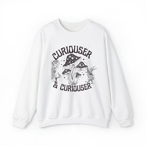 Psychedelic Alice in Wonderland mushroom  Sweatshirt