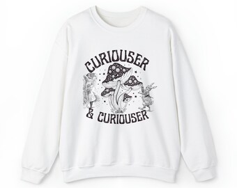 Psychedelic Alice in Wonderland mushroom  Sweatshirt