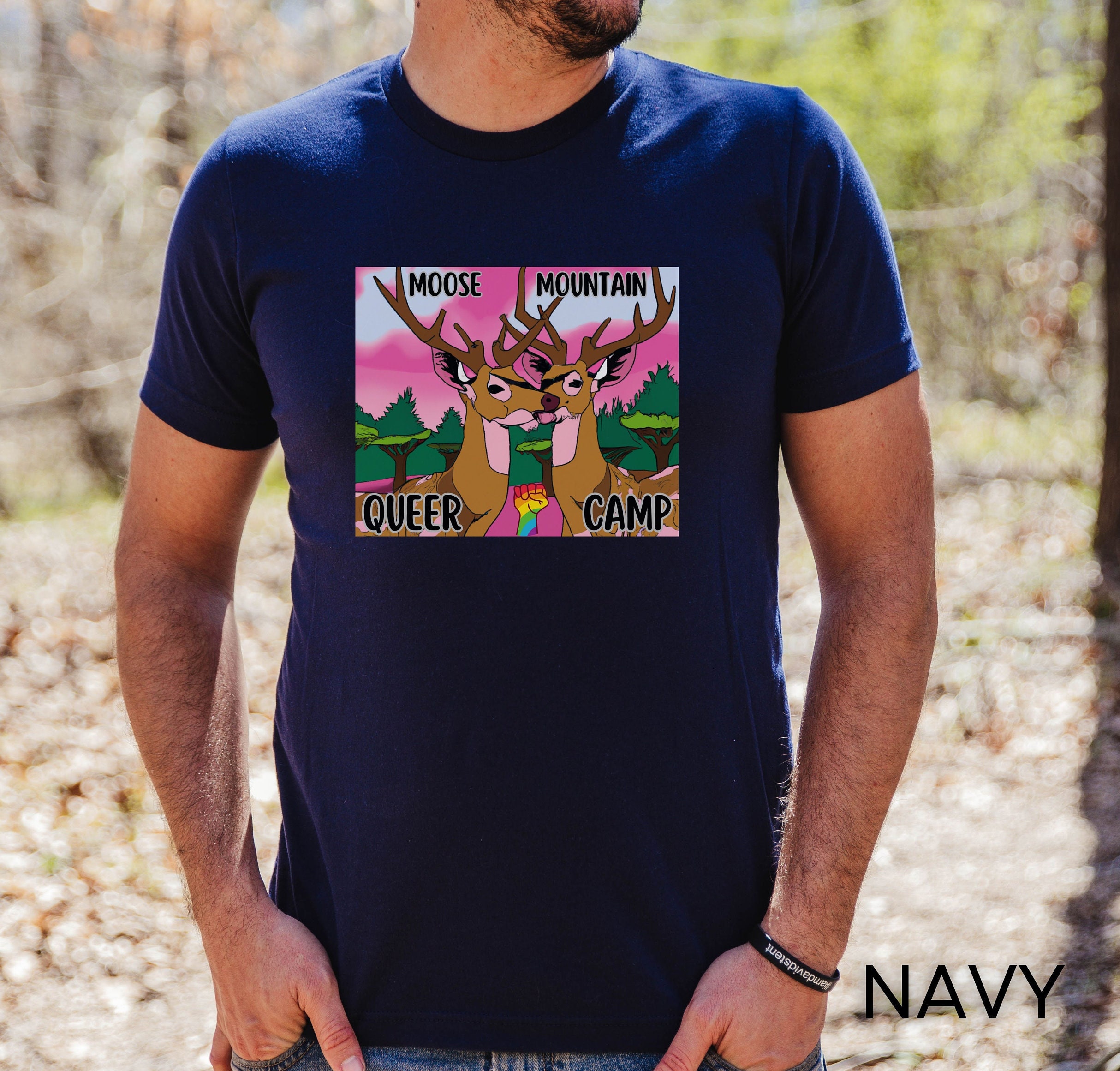 Moose Mountain Queer Camp Queer Camp Shirt Gay Hunting Camp Etsy