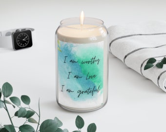 Reminders of SelfLove, SelfWorth, and Gratitude Scented Candle, 13.75oz
