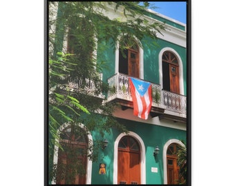 Old San Juan, Puerto Rico Photography by Jennifer Avilés Print on Gallery Canvas Wraps, Vertical Frame