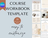 Online Course Workbook Template - 39 Page Customizable Canva Template