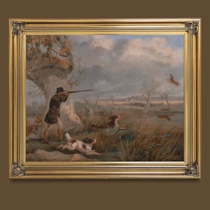 Vintage Duck Hunting Print Home or Office Decor Father&#39;s Day Gift Hunting Art Wall Decor Gift for Him