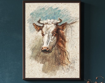 ハインリヒ・カンペンドンク作「牛」 – ドイツ表現主義のアート