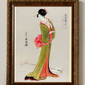 Vintage Japanese Painting, museum quality art print