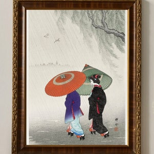 Vintage Japanese Painting, museum quality art print