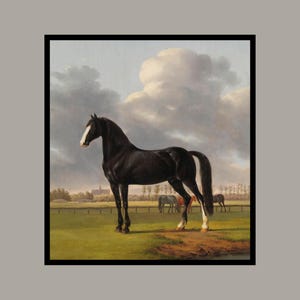 Pferd Gemälde Vintage Kunstdruck Home Decor Vintage Geschenk zum Vatertag