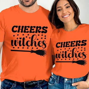 Prost Hexen T-Shirt: Lustiges Halloween Hexen Besen Tee