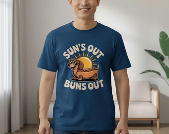 Dachshund Hot Dog T-Shirt: Funny Summer Vibes Tee