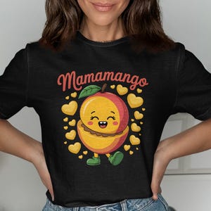 Mamatango T-Shirts, Funny Mango Fruit Tee, Cute Mango, Foodie Shirt, Tropical Fruit T-Shirt, Unique Design T-Shirts, Mother&#39;s Day Shirt