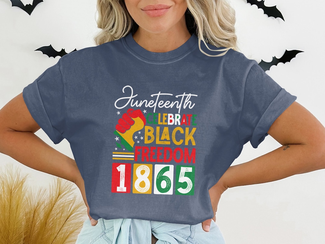 Juneteenth 1865 Graphic T-shirt: Black Freedom Pride Tee - Etsy