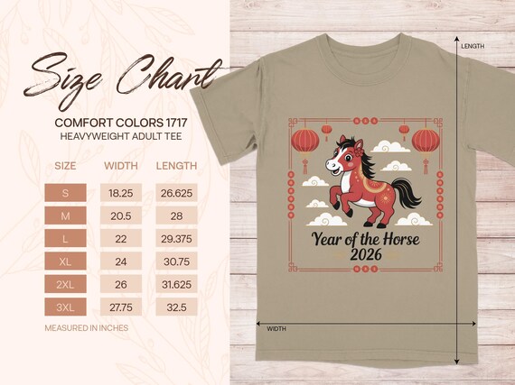 Year of the Horse 2026 T-shirt: Chinese Lunar New Year, Lucky