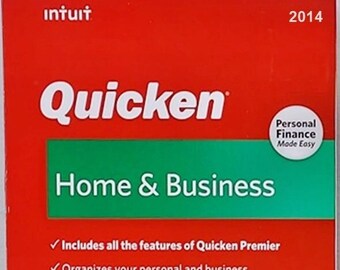 Quicken Home & Business 2014 | Windows XP / Vista / 7 / 8 / 10 / 11