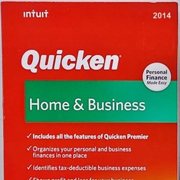 Quicken Home & Business 2014 | Windows XP / Vista / 7 / 8 / 10 / 11