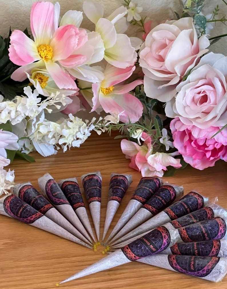 Organic Henna Cones/ Mehndi Cones 20 Gram Each Etsy