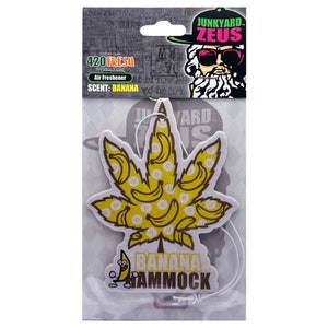 Car Freshie Highly Scented Scent Beads Banana Scented Mary Jane Leaf