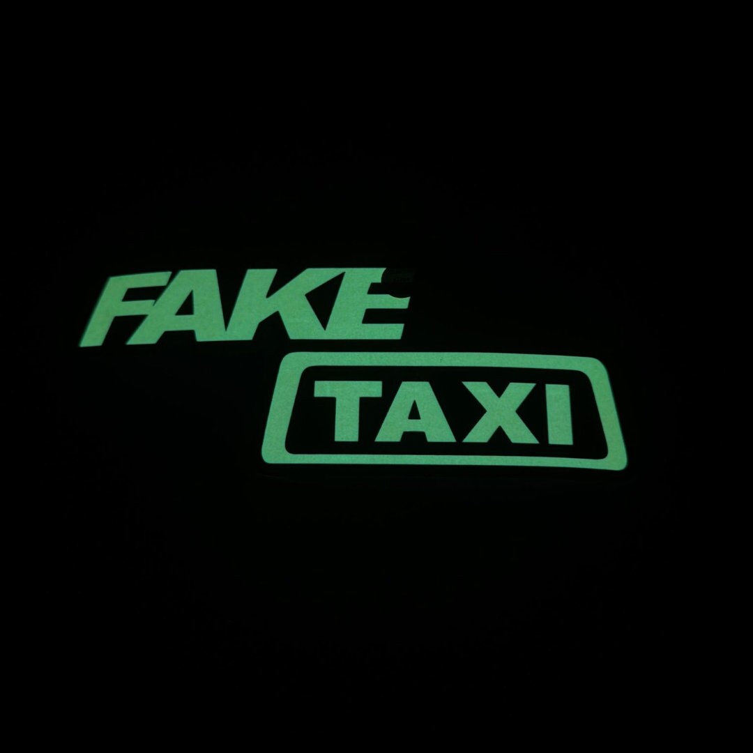 JDM Fake Taxi Light up Decal Sticker - Etsy