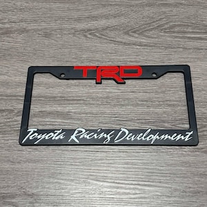 Toyota Offroad TRD Toyota Racing Development Plastic License Plate Frame