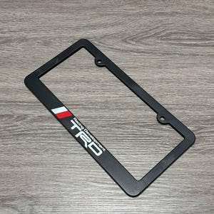 Toyota TRD Toyota Racing Development Plastic License Plate Frame
