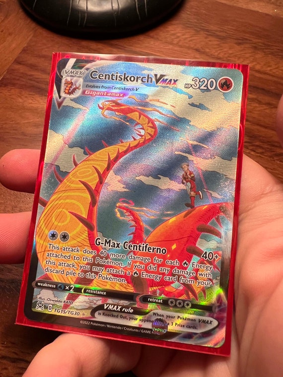 Pokemon TCG Centiskorch Vmax TG15/TG30 - Lost Origin Trainer Gallery - Etsy