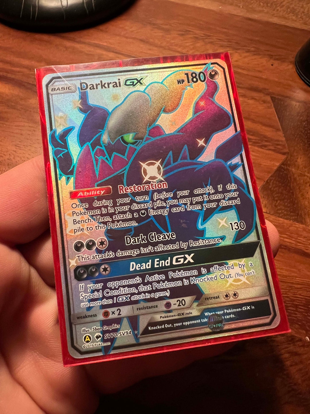 darkrai shiny pokemon card Pokemon TCG: Sun & Moon