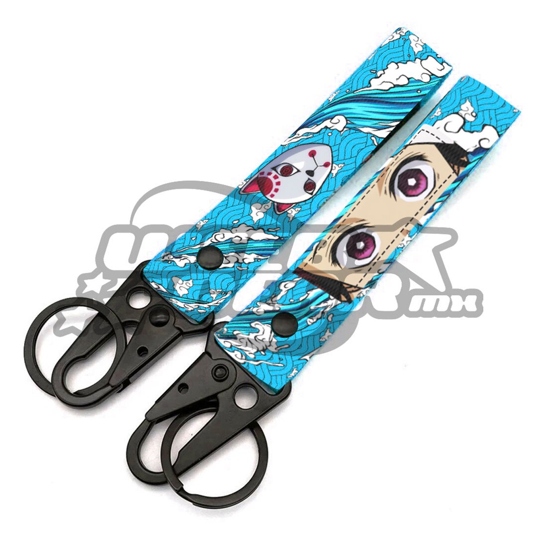 Kitsune Mask Key Strap Keychain Anime Inspired Etsy