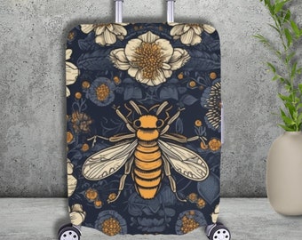 Suitcase Cover-Cottagecore Bee Luggage Cover- Travel Bag Cover-Travel Accessories