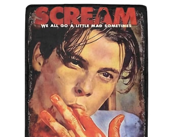 Billy Loomis Throw 60x50inch Inch-Horror Movie Throw Blanket Large-Unique Couch Decor-Horror Decor