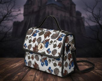 Labyrinth Crossbody Women's Handbag -The labyrinth Purse-Vegan Leather Hand Bag-Labyrinth Worm Bag