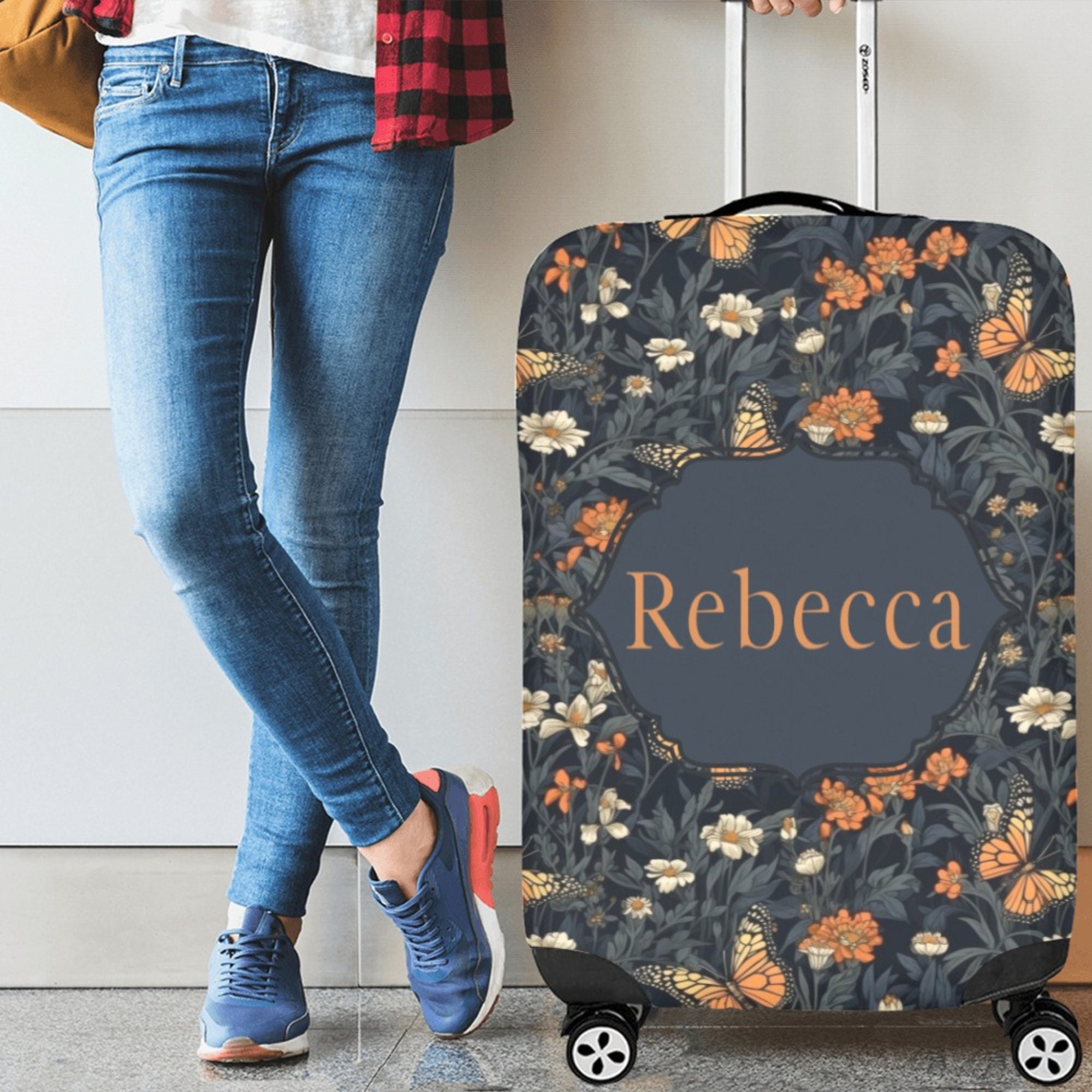 Luggage Cover Suitcase Protector-Personalized Luggage Cover-Cottagecore Suitcase Covers