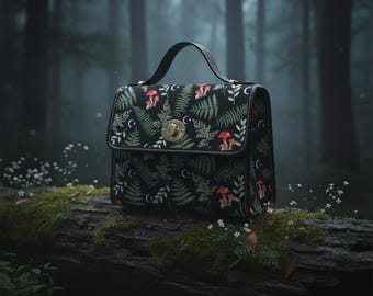 Bolso bandolera Boho Mushroom Ferm - Bolso cruzado Forest Whimsical