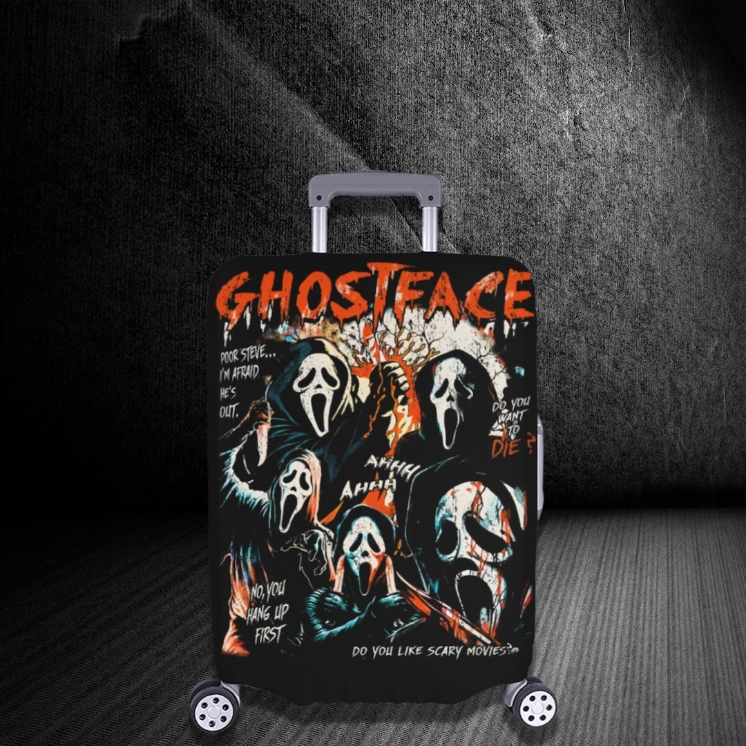 Scream Ghostface Suitcase Covercustom Luggage Cover Scream Theme