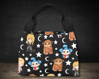Sac-repas isotherme Labyrinth Movie, cabas vers et personnages
