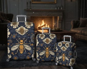 Suitcase Covers For Suitcase- Dark Academia Travel Accessories