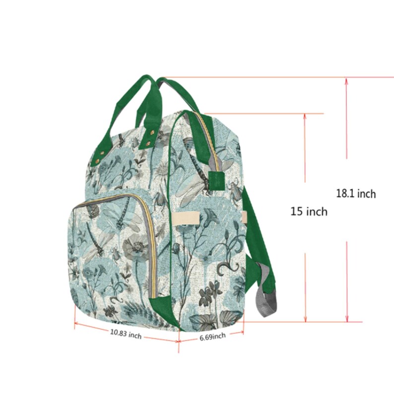 Labyrinth Worm Diaper Backpack – Gothic Nappy Bag image 8