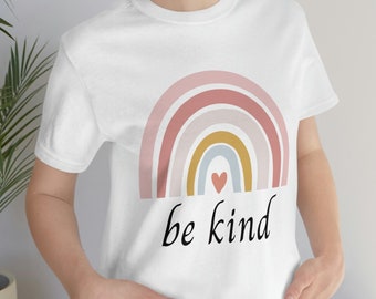 Kindness Shirt, Rainbow Shirt, Be Kind T-Shirt, Teacher Gift Shirt, Motivational Shirt, Positive Vibes Tee, Be Kind Shirt, Gift for Students