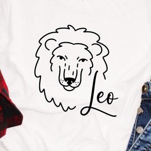 leo, leo the lion, zodiac shirt, astrology shirt, astrological shirt, leo zodiac shirt, Unisex Jersey Short Sleeve Tee