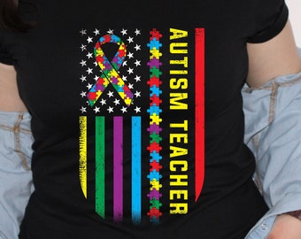 Autism Teacher, autism tshirt, autism teacher shirt, autism awareness